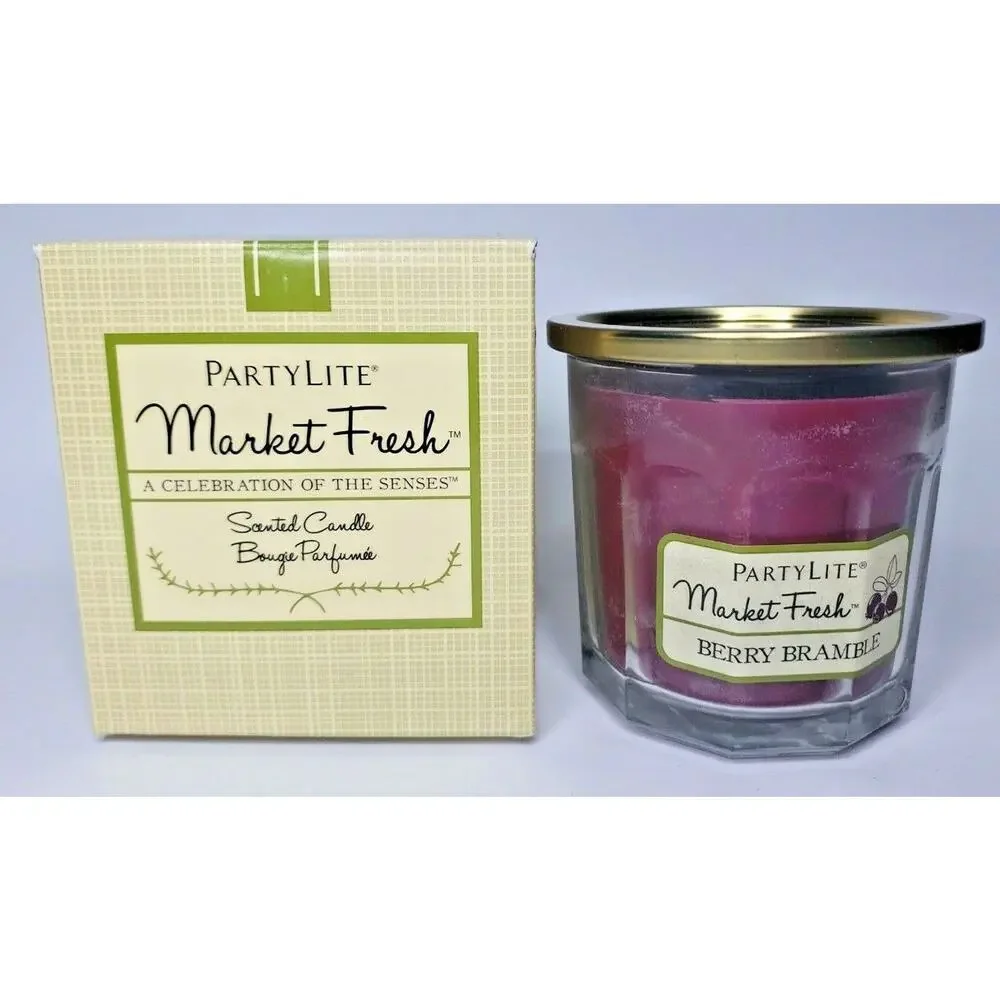 Partylite Market Fresh Jar Candle Berry Bramble P3G/G48714‎